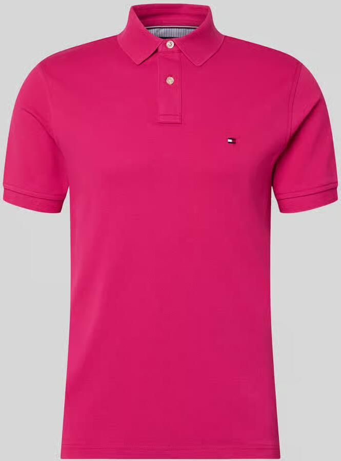 Tommy Hilfiger Regular fit Poloshirt van Katoenmix
