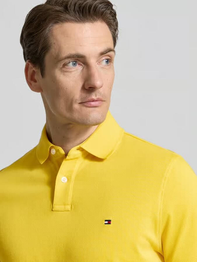 Tommy Hilfiger Regular fit Poloshirt van Katoenmix