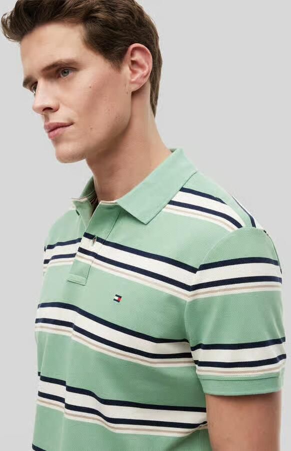 Tommy Hilfiger regular fit poloshirt van katoenmix