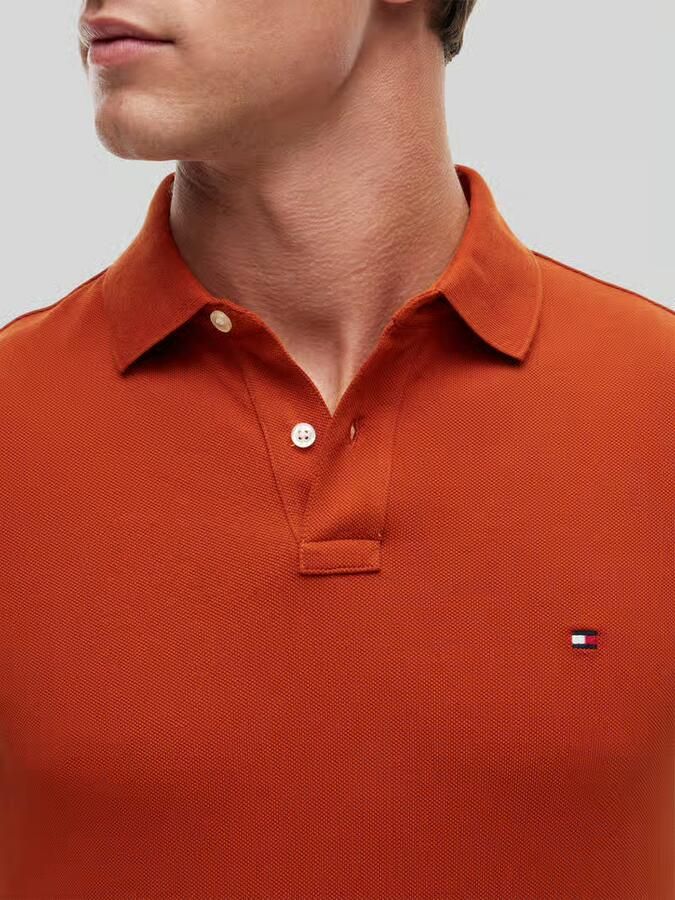 Tommy Hilfiger regular fit poloshirt van katoenmix