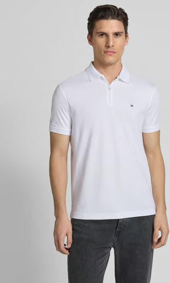 Tommy Hilfiger Poloshirt PERFORMANCE OXFORD ZIP REG POLO - Foto 2