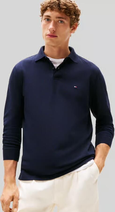 Tommy Hilfiger Polo Shirt Lange Mouw 1985 REGULAR LS POLO MW0MW20183 - Foto 8