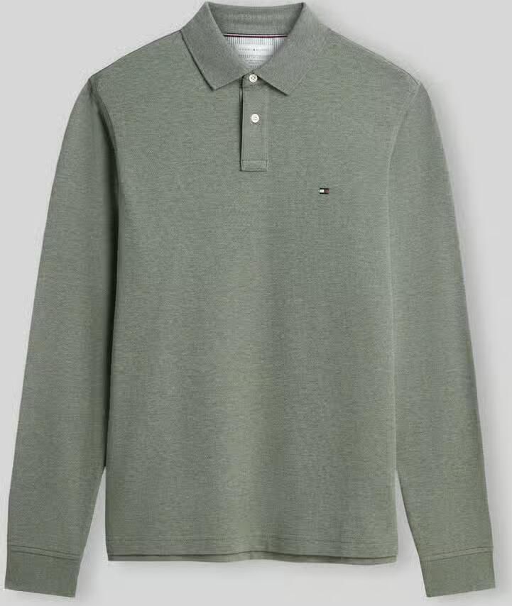 Tommy Hilfiger Regular fit poloshirt van katoenmix