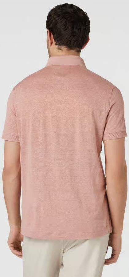 Tommy Hilfiger Regular fit poloshirt van linnenmix - Foto 3