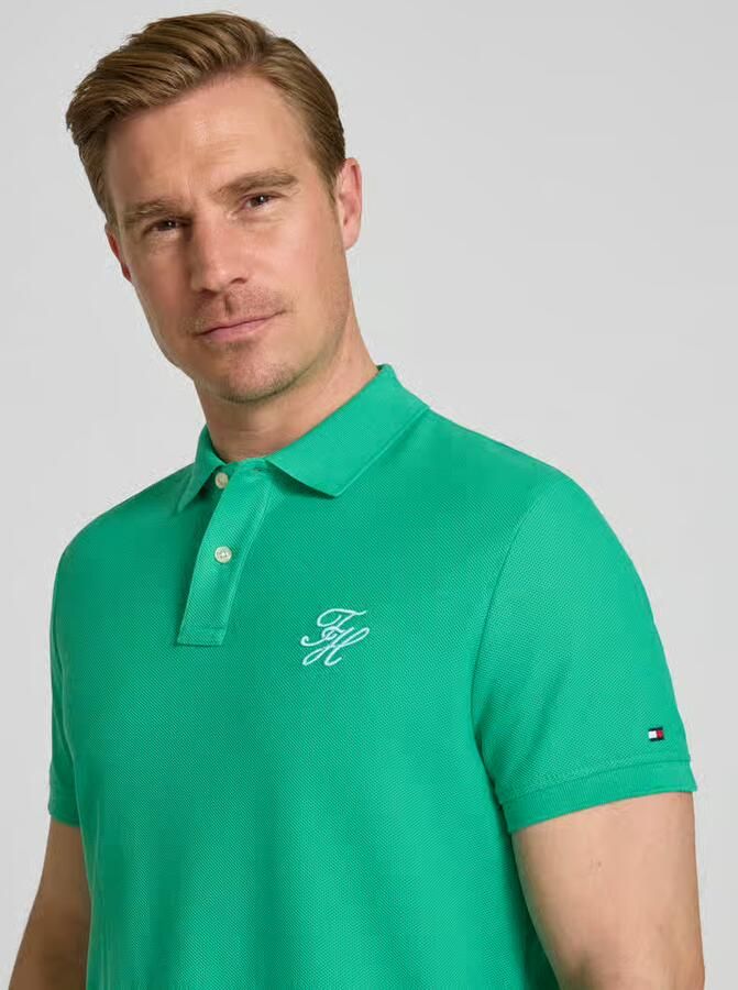 Tommy Hilfiger regular fit poloshirt van puur katoen