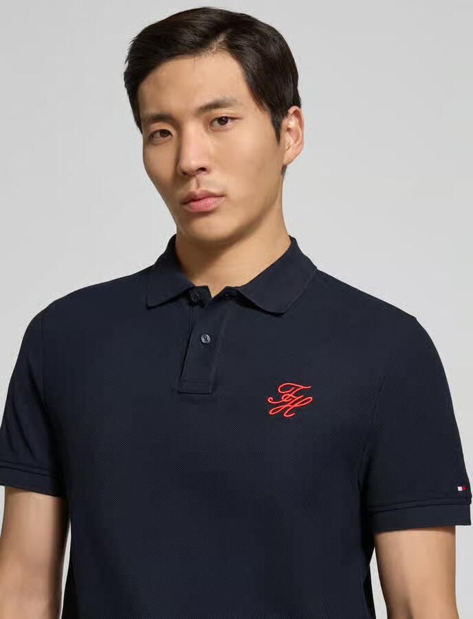 Tommy Hilfiger regular fit poloshirt van puur katoen