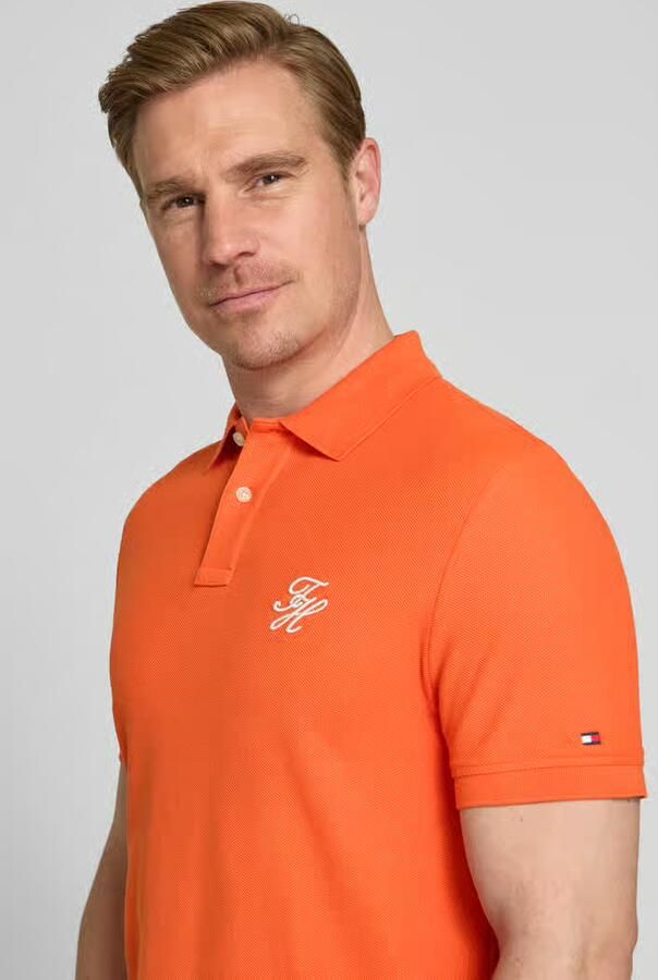 Tommy Hilfiger regular fit poloshirt van puur katoen