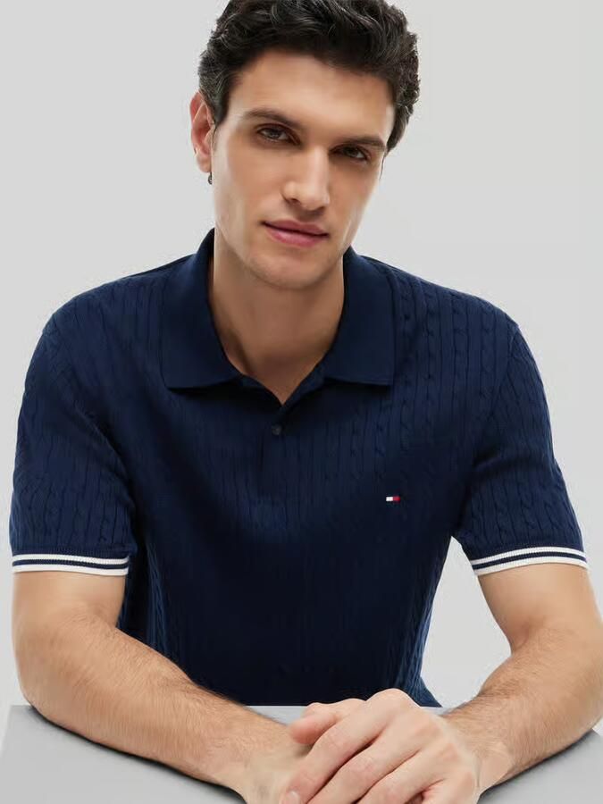 Tommy Hilfiger regular fit poloshirt van puur katoen