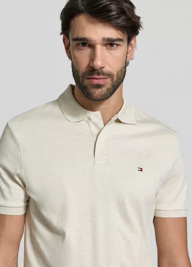 Tommy Hilfiger Regular fit poloshirt van puur katoen model 'LIQUID COTTON' - Foto 3