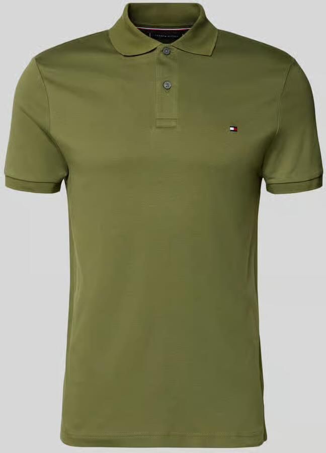 Tommy Hilfiger Regular fit poloshirt van puur katoen model 'LIQUID COTTON'