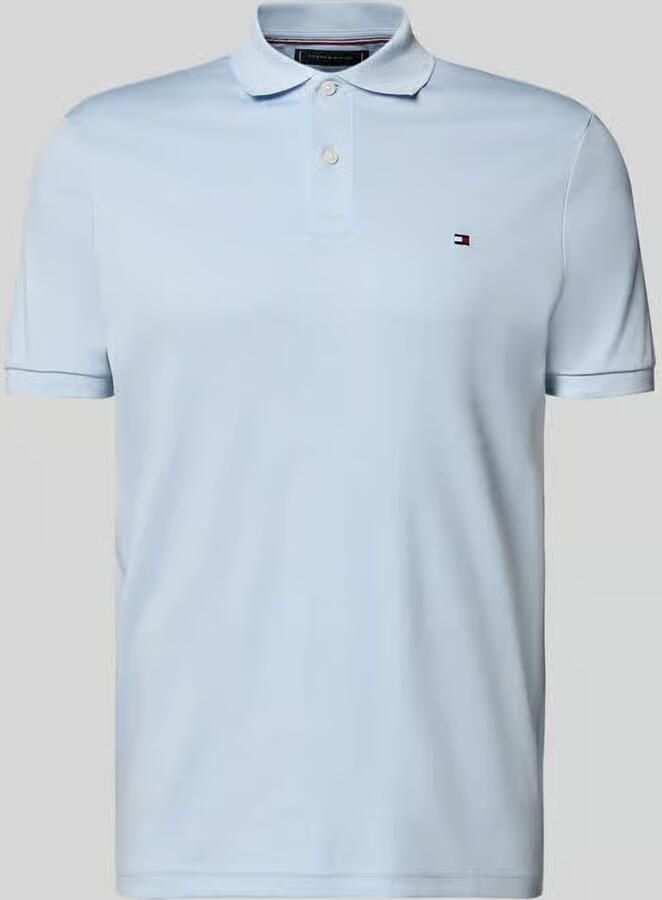 Tommy Hilfiger Regular fit poloshirt van puur katoen model 'LIQUID COTTON' - Foto 4