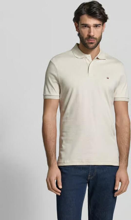 Tommy Hilfiger Regular fit Poloshirt van puur katoen Model 'LIQUID COTTON' - Foto 5