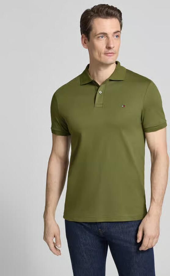 Tommy Hilfiger Regular fit Poloshirt van puur katoen Model 'LIQUID COTTON' - Foto 3
