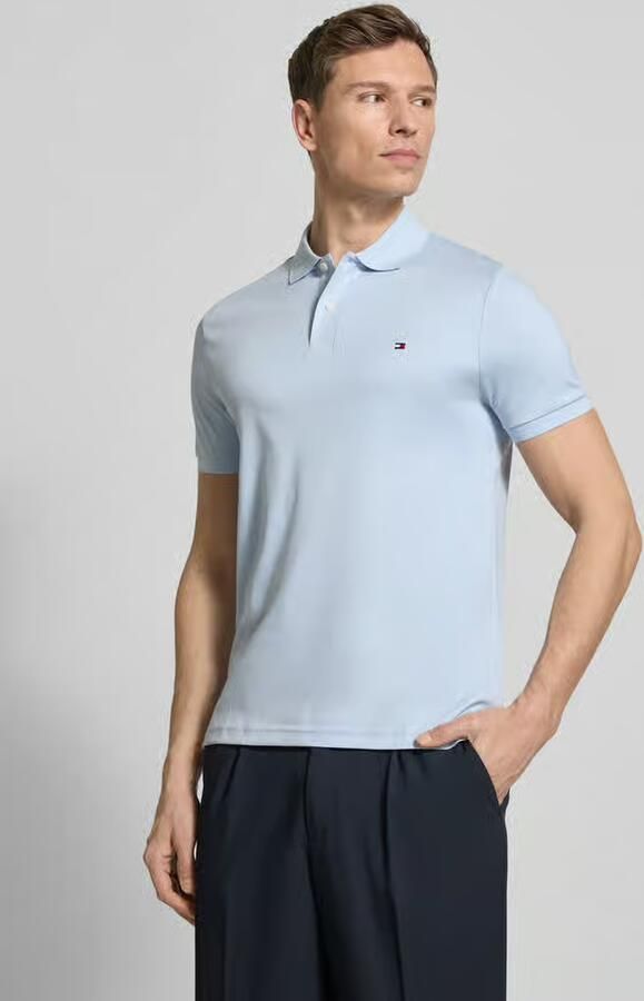 Tommy Hilfiger Regular fit Poloshirt van puur katoen Model 'LIQUID COTTON' - Foto 7