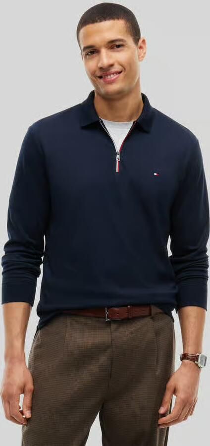 Tommy Hilfiger Regular fit poloshirt van puur katoen model 'LIQUID' - Foto 2
