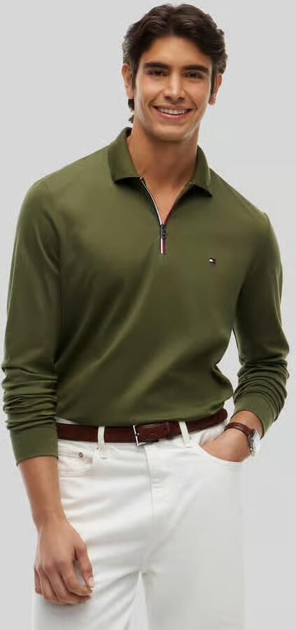 Tommy Hilfiger Regular fit poloshirt van puur katoen model 'LIQUID' - Foto 3
