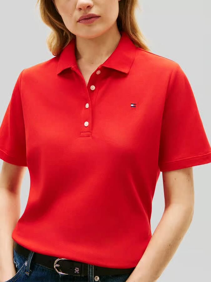 Tommy Hilfiger regular fit poloshirts van katoenmix