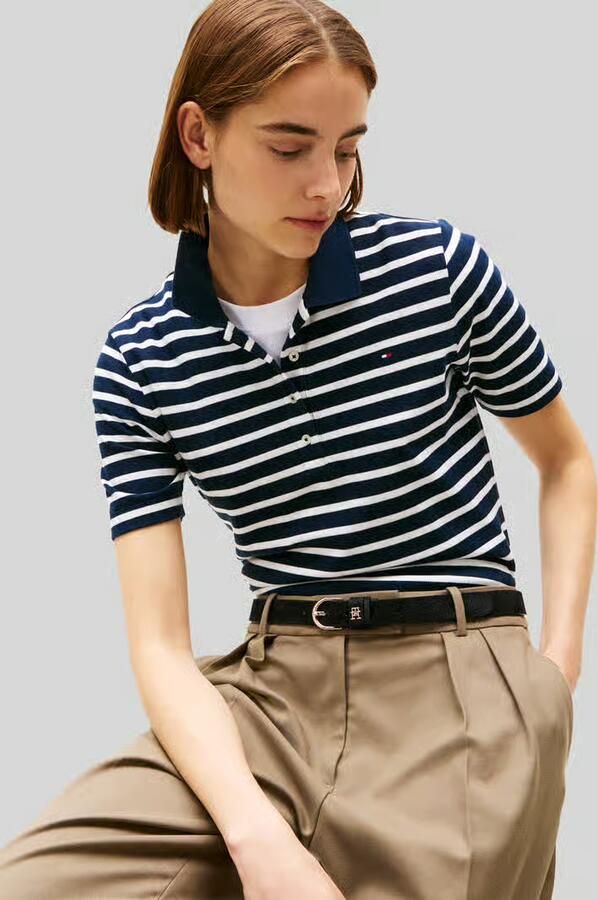 Tommy Hilfiger Regular fit poloshirt met logostitching model '1985' - Foto 9