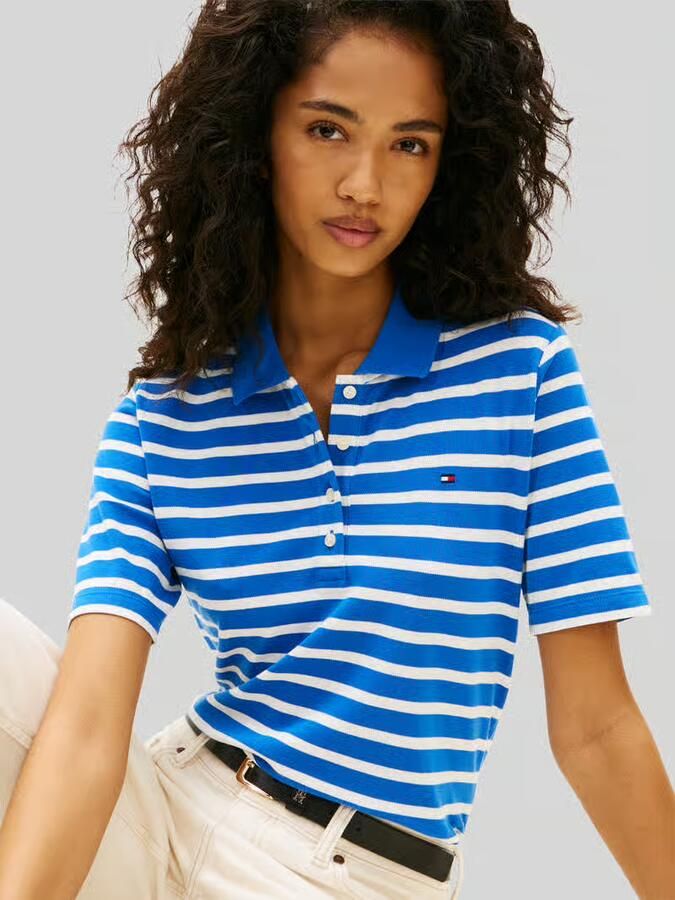 Tommy Hilfiger regular fit poloshirts van katoenmix