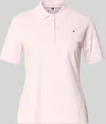 Tommy Hilfiger Poloshirt 1985 Regular Fit Pique Premium Polo met logo-borduursel met zijsplitten - Foto 2