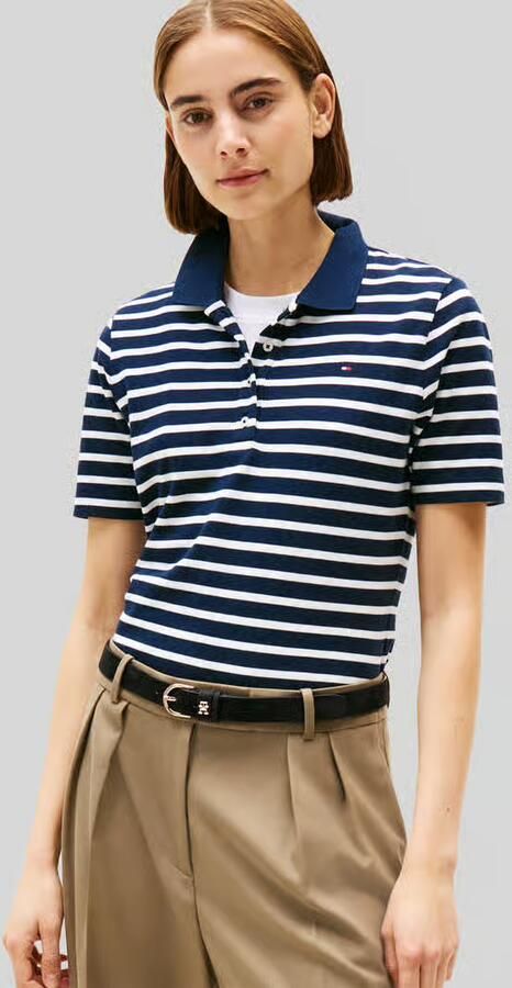 Tommy Hilfiger Regular fit poloshirt met logostitching model '1985' - Foto 11