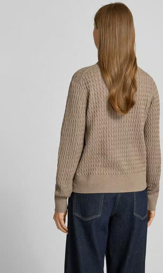 TOMMY HILFIGER Dames Truien & Vesten Co Cable Fine Gg C-nk Ls Swt Beige - Foto 10