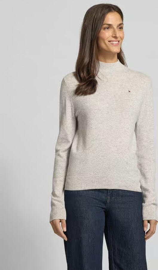 Tommy Hilfiger Regular fit pullover van een mix van wol en kasjmier - Foto 2