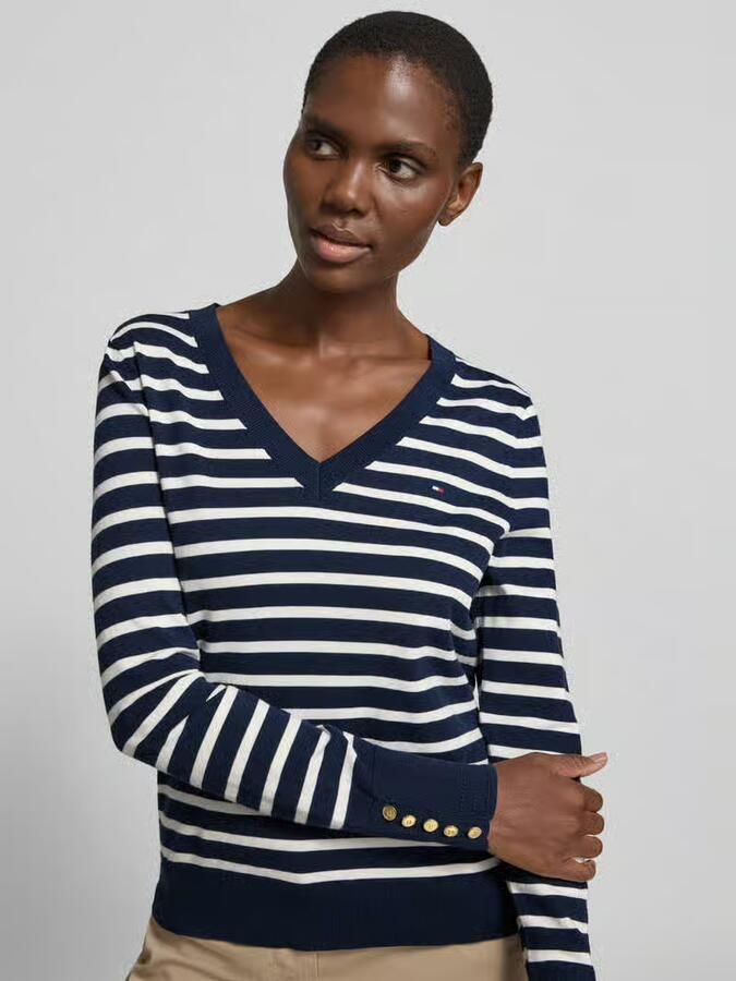 Tommy Hilfiger regular fit pullover van katoenmix