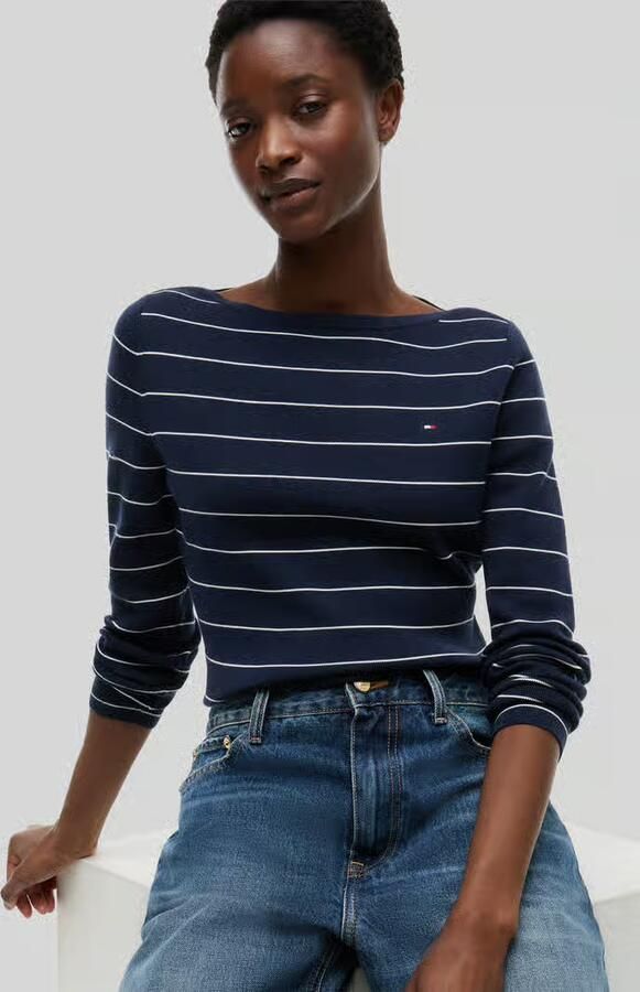 Tommy Hilfiger regular fit pullover van katoenmix