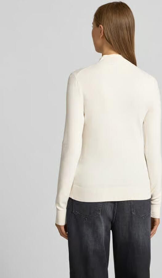 Tommy Hilfiger Gebreide trui CO JERSEY FINE GG MOCK-NK LS SWT