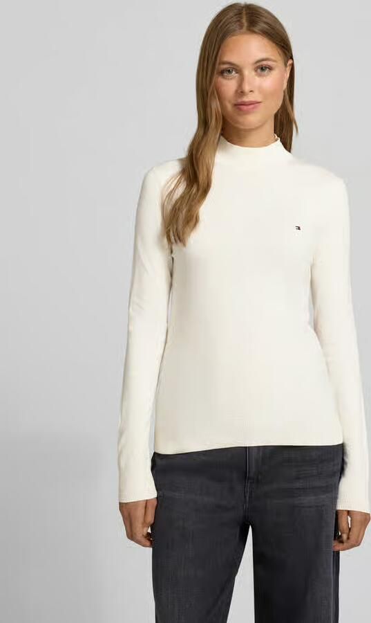 Tommy Hilfiger Gebreide trui CO JERSEY FINE GG MOCK-NK LS SWT - Foto 2