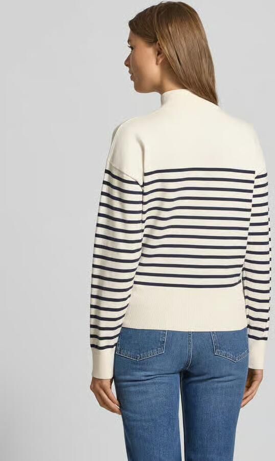 Tommy Hilfiger Gebreide trui CO JERSEY GOLD BTN MOCK-NK SWT - Foto 6