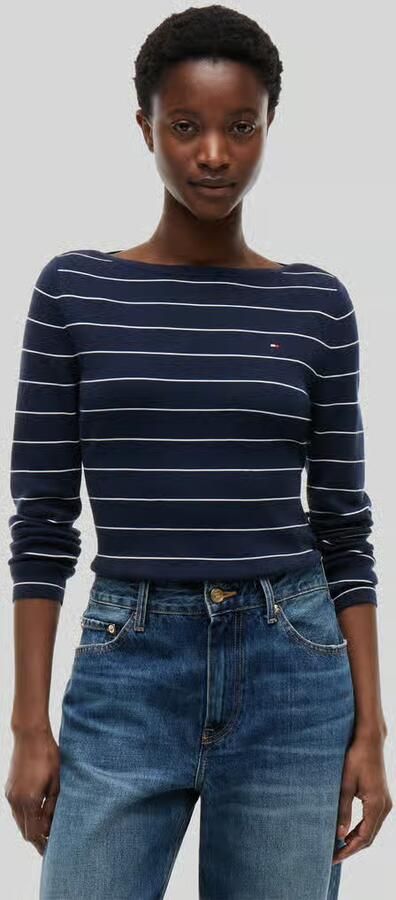 Tommy Hilfiger regular fit pullover van katoenmix - Foto 2