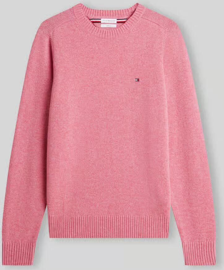 Tommy Hilfiger Regular fit pullover van lamswolmix