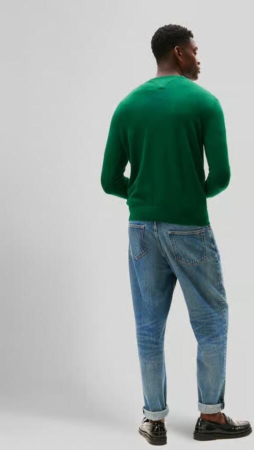 Tommy Hilfiger Regular fit gebreide pullover van een mix van katoen en kasjmier - Foto 3