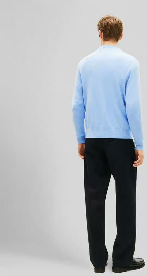 Tommy Hilfiger Regular fit gebreide pullover van een mix van katoen en kasjmier - Foto 2