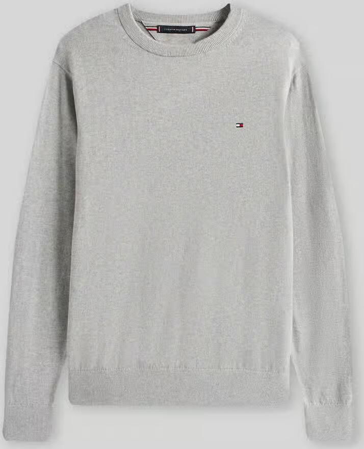 Tommy Hilfiger Regular fit gebreide pullover van een mix van katoen en kasjmier - Foto 3