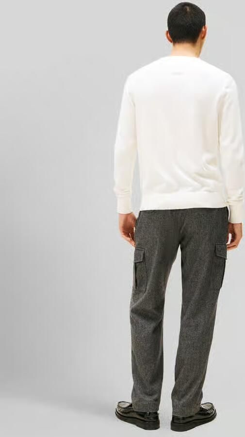 Tommy Hilfiger Regular fit gebreide pullover van een mix van katoen en kasjmier - Foto 4
