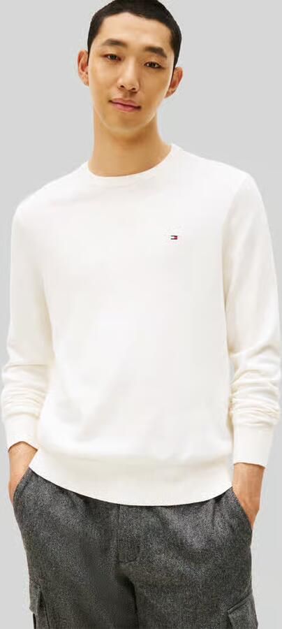 Tommy Hilfiger Regular fit gebreide pullover van een mix van katoen en kasjmier - Foto 5