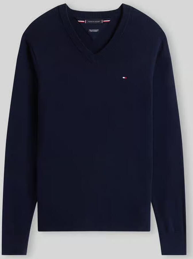 Tommy Hilfiger Regular fit pullover van een mix van katoen en kasjmier - Foto 10