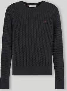 Tommy Hilfiger Regular fit pullover van pure katoen '
