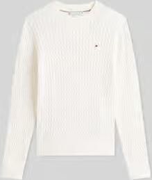 Tommy Hilfiger Regular fit pullover van pure katoen '