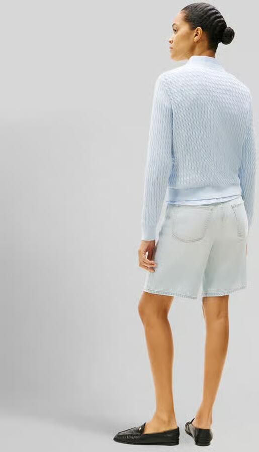 Tommy Hilfiger Trui met ronde hals CO CABLE C-NK LS SWEATER - Foto 5