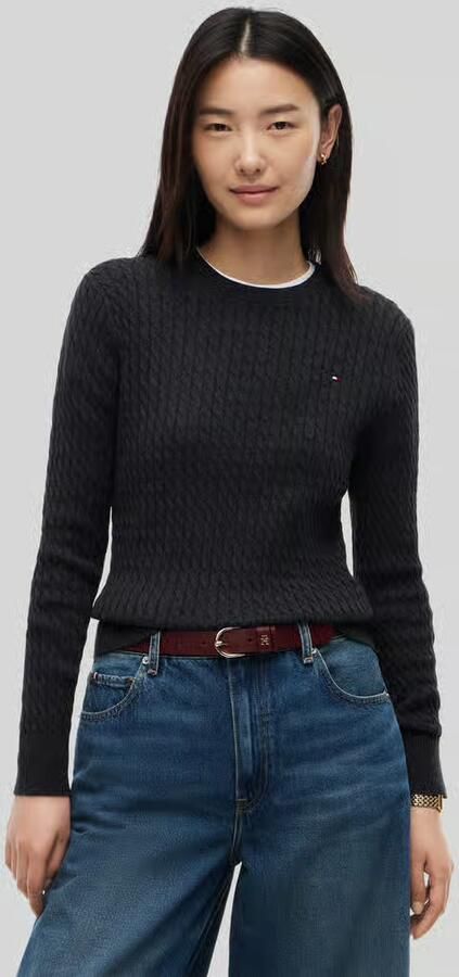 Tommy Hilfiger Regular fit pullover van puur katoen - Foto 2