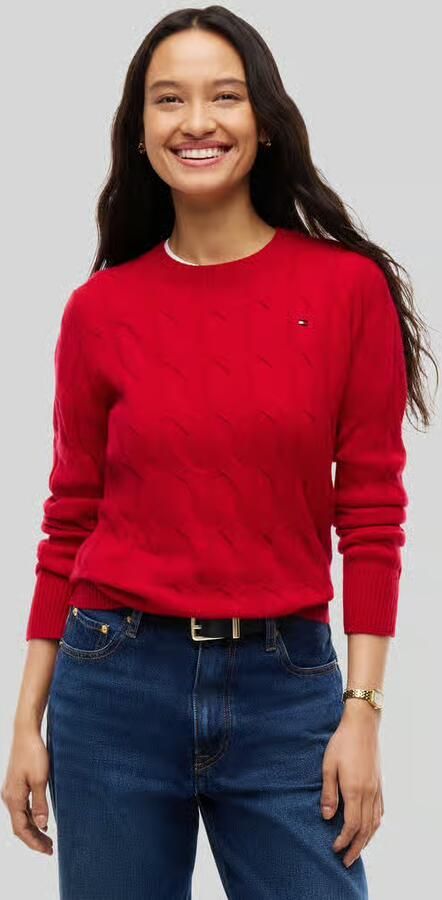 Tommy Hilfiger Regular fit pullover van pure wol - Foto 2