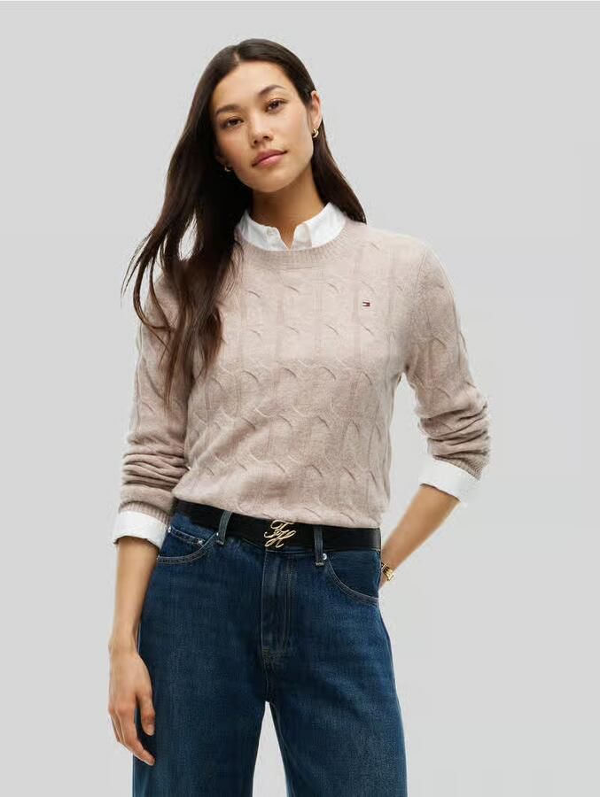 Tommy Hilfiger Regular fit pullover van pure wol - Foto 2