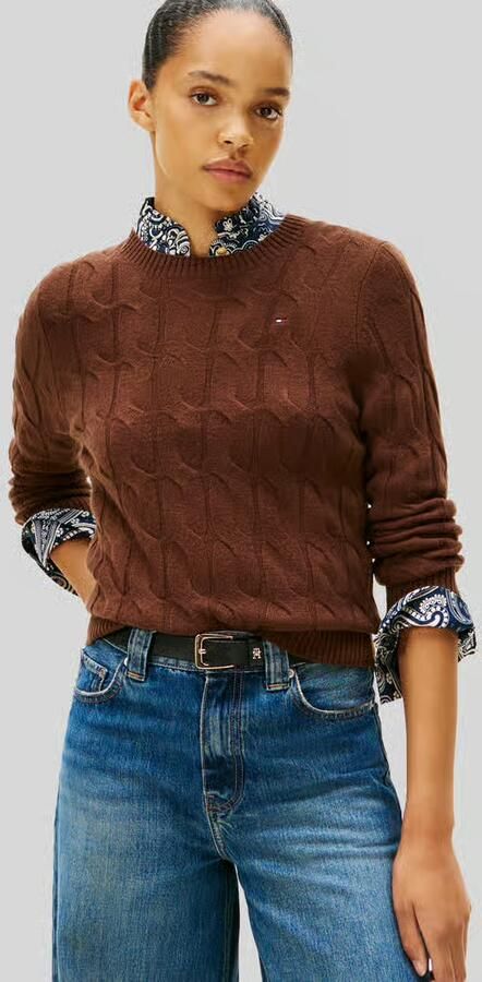 Tommy Hilfiger Regular fit gebreide pullover van pure wol - Foto 3