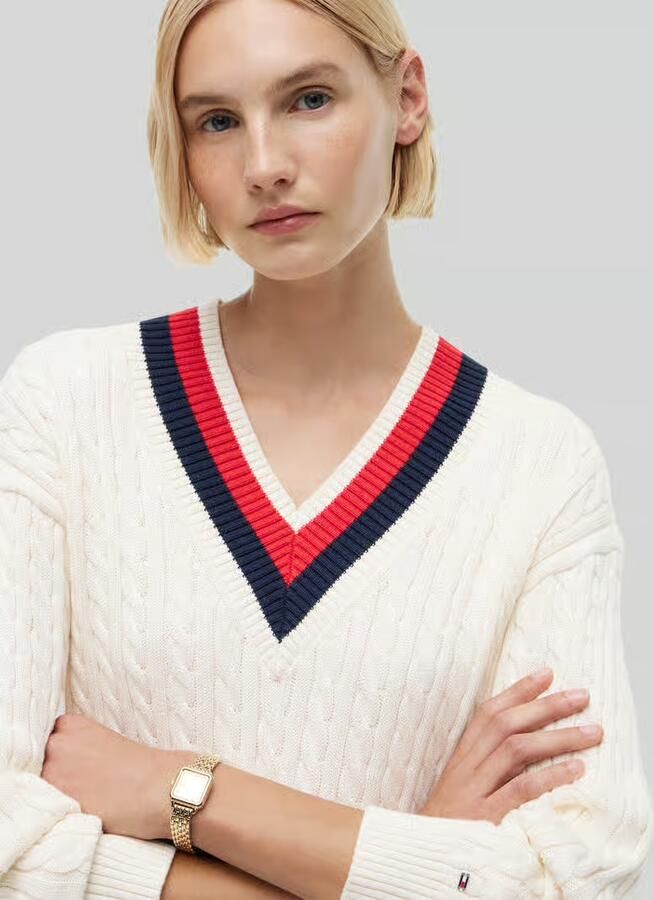 Tommy Hilfiger regular fit pullover van puur katoen - Foto 2