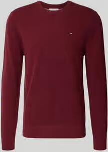 Tommy Hilfiger Regular fit pullover van puur katoen