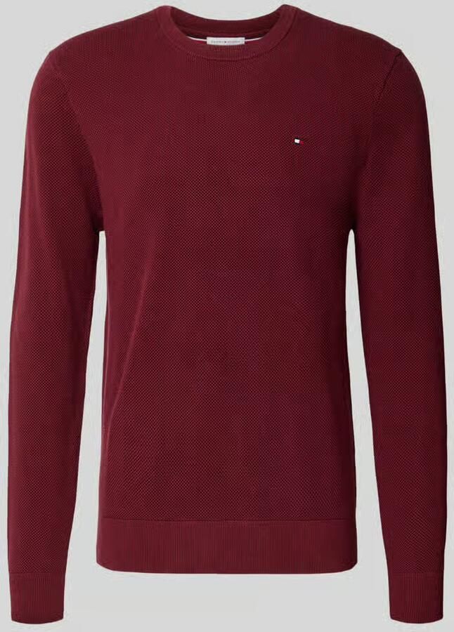 Tommy Hilfiger Regular fit pullover van puur katoen